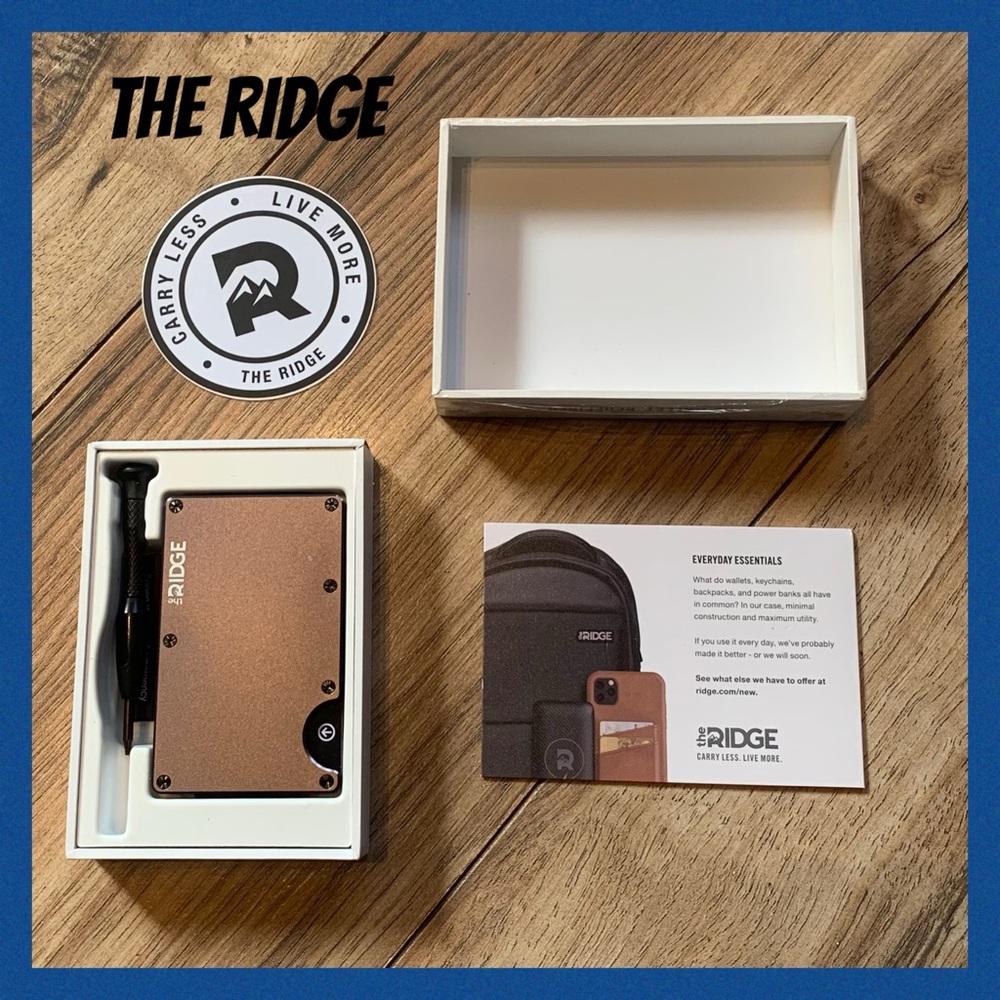 The Ridge ~ money clip ~ wallet